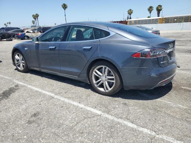 5YJSA1H11EFP57491 - 2014 TESLA MODEL S 灰色 照片 2
