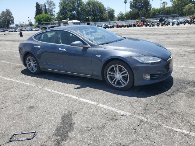5YJSA1H11EFP57491 - 2014 TESLA MODEL S 灰色 照片 4