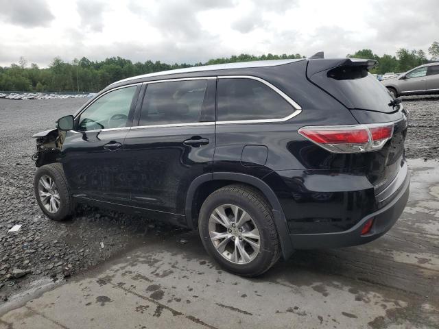 5TDJKRFH5FS105901 - 2015 TOYOTA HIGHLANDER XLE BLACK photo 2