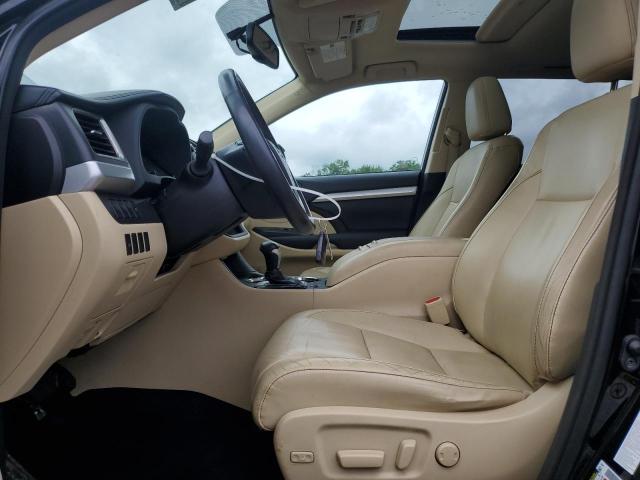 5TDJKRFH5FS105901 - 2015 TOYOTA HIGHLANDER XLE BLACK photo 7