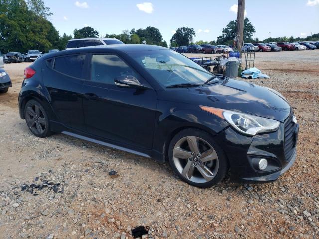 KMHTC6AE2EU201105 - 2014 HYUNDAI VELOSTER TURBO BLACK photo 4