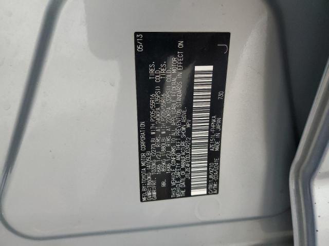 JTLZE4FE0DJ039212 - 2013 TOYOTA SCION XB SILVER photo 12