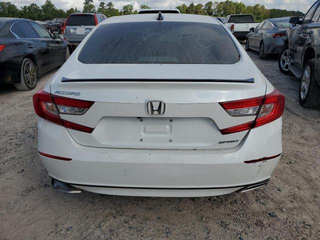 1HGCV1F34NA090925 - 2022 HONDA ACCORD SPORT WHITE photo 6