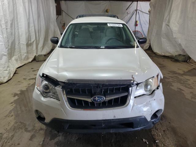 4S4BP61C487345885 - 2008 SUBARU OUTBACK 2.5I WHITE photo 5