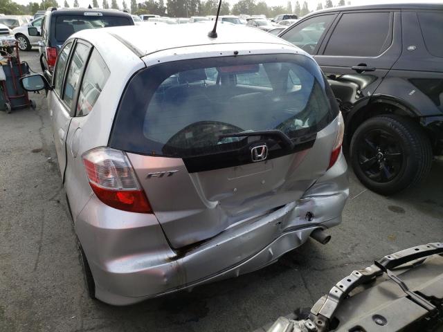 JHMGE8H56DC043551 - 2013 HONDA FIT SPORT GRAY photo 6