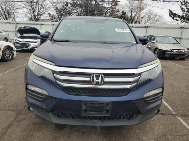 5FNYF6H86GB039265 - 2016 HONDA PILOT EXL BLUE photo 5