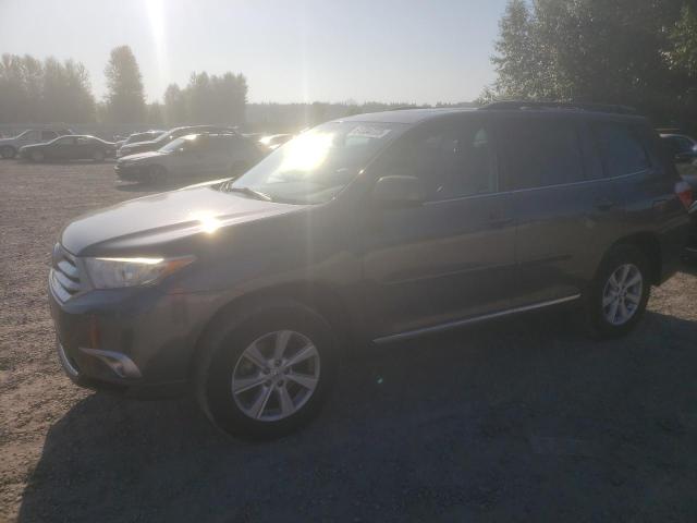5TDBK3EH1CS094829 - 2012 TOYOTA HIGHLANDER BASE GRAY photo 1