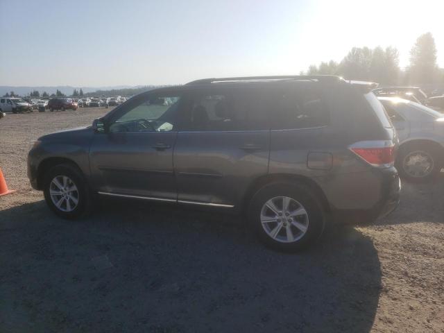 5TDBK3EH1CS094829 - 2012 TOYOTA HIGHLANDER BASE GRAY photo 2
