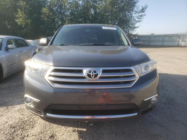 5TDBK3EH1CS094829 - 2012 TOYOTA HIGHLANDER BASE GRAY photo 5