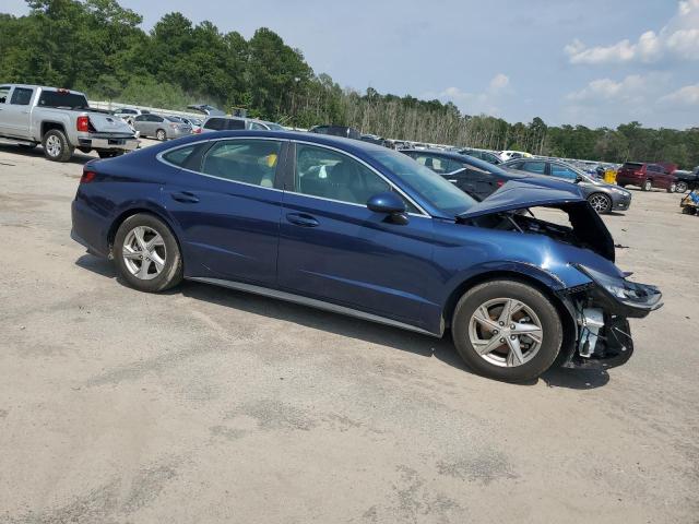 5NPEG4JAXMH077595 - 2021 HYUNDAI SONATA SE BLUE photo 4