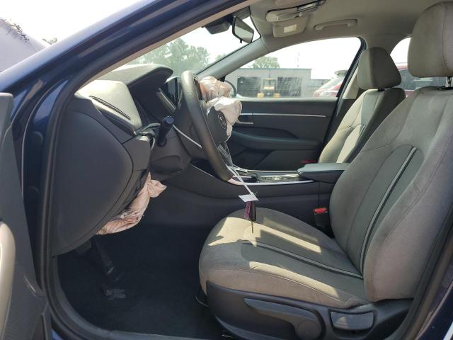 5NPEG4JAXMH077595 - 2021 HYUNDAI SONATA SE BLUE photo 7