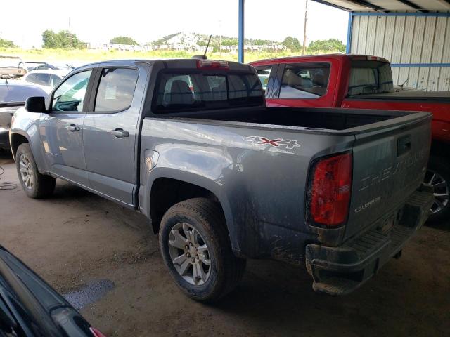 1GCGTCEN9M1102425 - 2021 CHEVROLET COLORADO LT GRAY photo 2