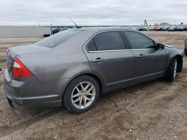 3FAHP0JA7AR286085 - 2010 FORD FUSION SEL GRAY photo 3