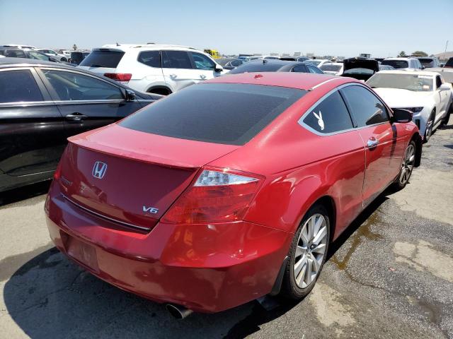 1HGCS2B84AA003339 - 2010 HONDA ACCORD EXL RED photo 3