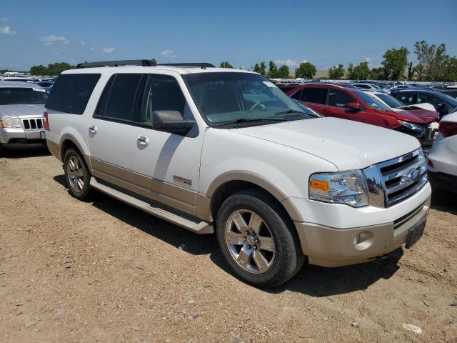 1FMFK185X7LA90269 - 2007 FORD EXPEDITION EL EDDIE BAUER WHITE photo 4