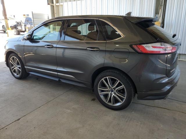 2FMPK4K94KBC63858 - 2019 FORD EDGE TITANIUM GRAY photo 2