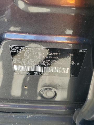 JTMRFREV9GJ081843 - 2016 TOYOTA RAV4 XLE GRAY photo 13