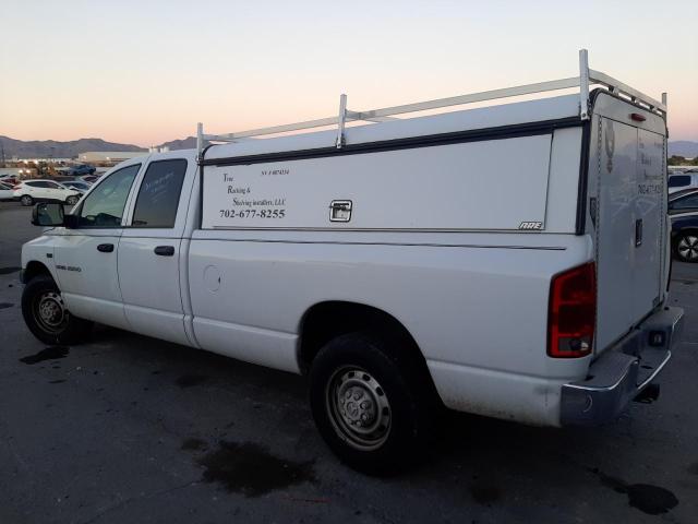 3D7KR28D26G221191 - 2006 DODGE RAM 2500 ST WHITE photo 2