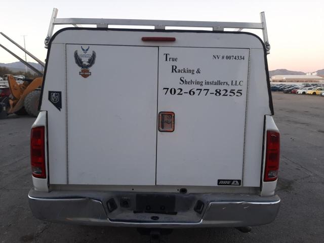 3D7KR28D26G221191 - 2006 DODGE RAM 2500 ST WHITE photo 6