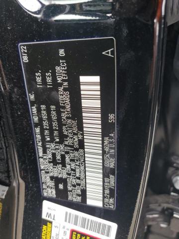 5TDGZRBH9NS240308 - 2022 TOYOTA HIGHLANDER XLE Սև լուսանկար 13