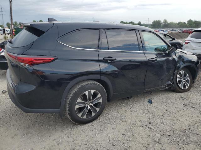 5TDGZRBH9NS240308 - 2022 TOYOTA HIGHLANDER XLE Սև լուսանկար 3