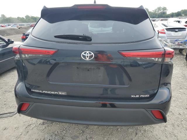 5TDGZRBH9NS240308 - 2022 TOYOTA HIGHLANDER XLE Սև լուսանկար 6