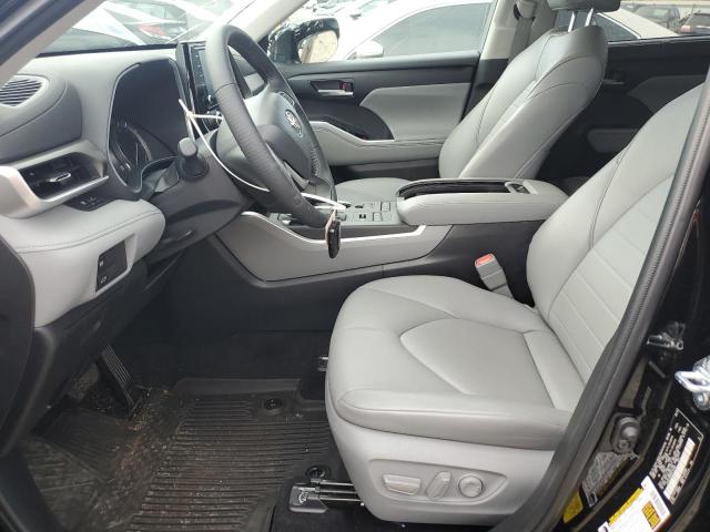 5TDGZRBH9NS240308 - 2022 TOYOTA HIGHLANDER XLE Սև լուսանկար 7
