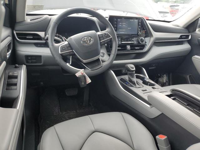 5TDGZRBH9NS240308 - 2022 TOYOTA HIGHLANDER XLE Սև լուսանկար 8