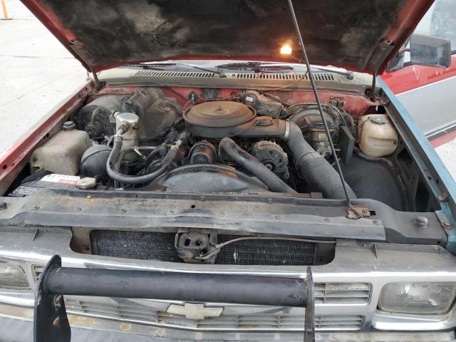 1GNCS18Z0M0111967 - 1991 CHEVROLET BLAZER S10 RED photo 12