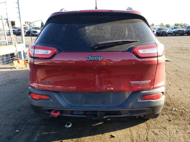 1C4PJMBS4HW639539 - 2017 JEEP CHEROKEE TRAILHAWK 栗色 照片 6