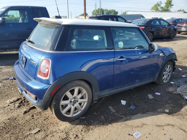 WMWSV3C53DT479342 - 2013 MINI COOPER S BLUE photo 3