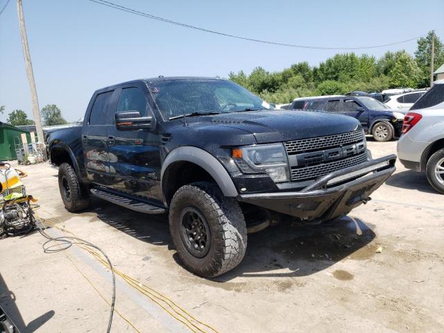 1FTFW1R67EFD06199 - 2014 FORD F150 SVT RAPTOR BLACK photo 4