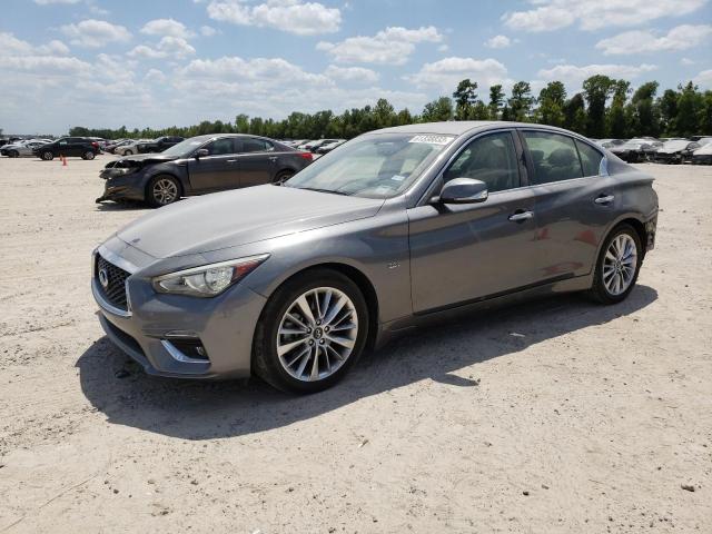 JN1EV7AP1JM356563 - 2018 INFINITI Q50 LUXE GRAY photo 1