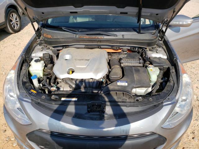 KMHEC4A4XDA073975 - 2013 HYUNDAI SONATA HYBRID GRAY photo 11