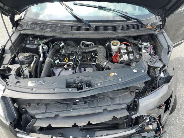 1FM5K8DH9KGA47533 - 2019 FORD EXPLORER XLT შავი ფოტო 12