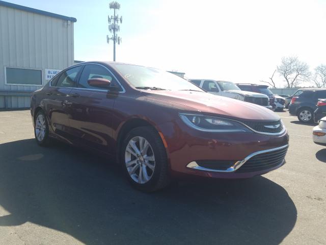 1C3CCCAB6GN142683 - 2016 CHRYSLER 200 LIMITED BURGUNDY photo 1