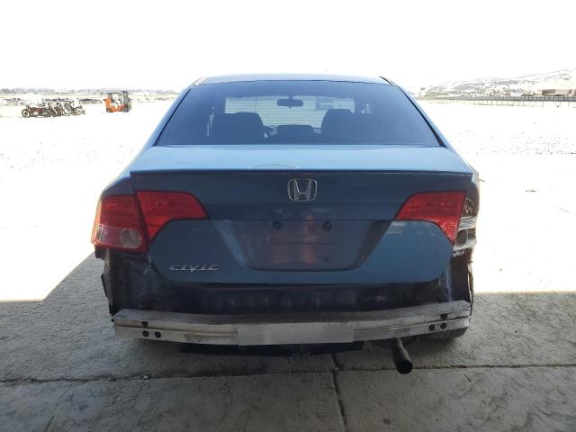 1HGFA16858L013963 - 2008 HONDA CIVIC EX Կապույտ լուսանկար 6
