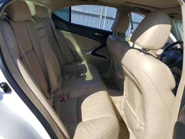 JTHBK262385051528 - 2008 LEXUS IS 250 WHITE photo 10