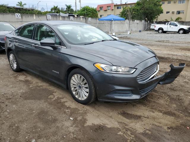 3FA6P0UU7GR337946 - 2016 FORD FUSION S HYBRID GRAY photo 4