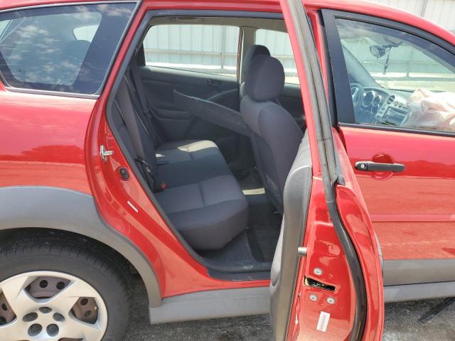 5Y2SL63825Z460459 - 2005 PONTIAC VIBE RED photo 10