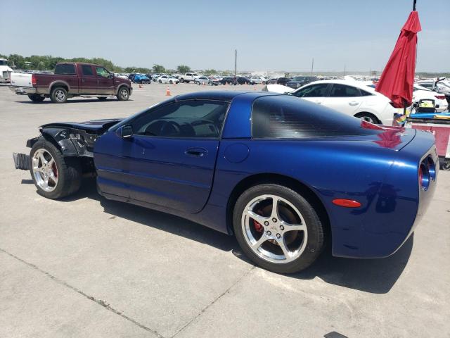 1G1YY22G345106798 - 2004 CHEVROLET CORVETTE BLUE photo 2