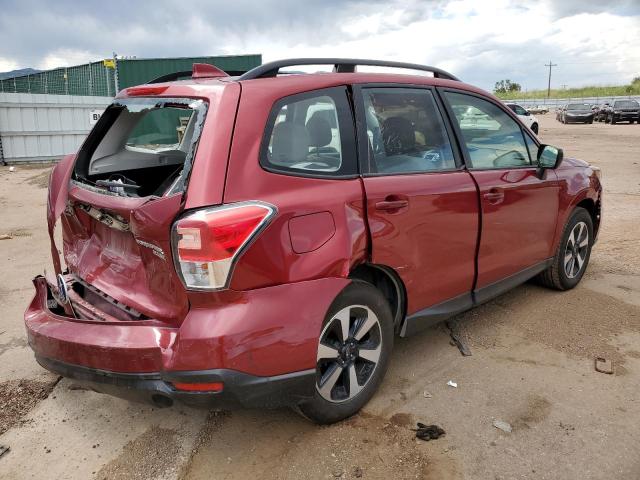 JF2SJABC4HH801970 - 2017 SUBARU FORESTER 2.5I BURGUNDY photo 3