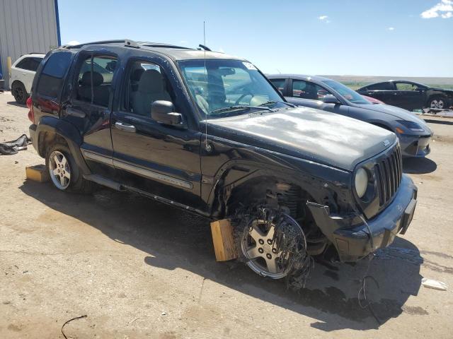 1J8GL38K45W639007 - 2005 JEEP LIBERTY RENEGADE BLACK photo 4