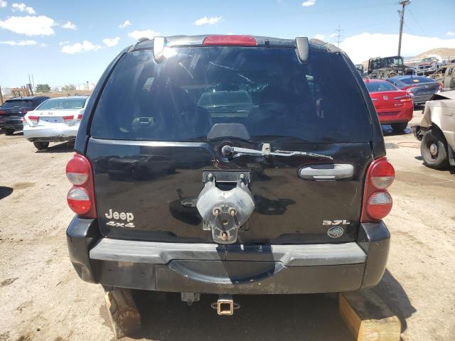 1J8GL38K45W639007 - 2005 JEEP LIBERTY RENEGADE BLACK photo 6