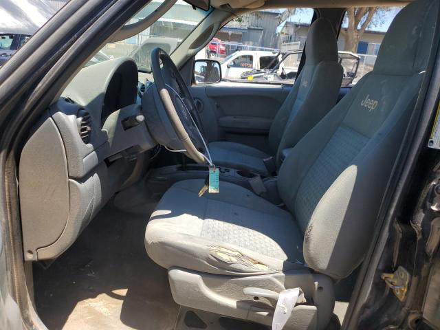 1J8GL38K45W639007 - 2005 JEEP LIBERTY RENEGADE BLACK photo 7