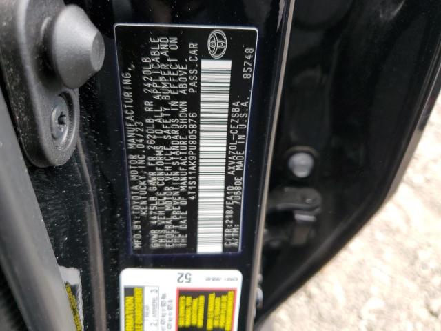 4T1S11AK9PU805876 - 2023 TOYOTA CAMRY SE NIGHT SHADE BLACK photo 12