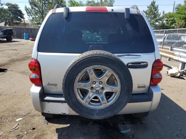 1J4GL58K44W268927 - 2004 JEEP LIBERTY LIMITED SILVER photo 6