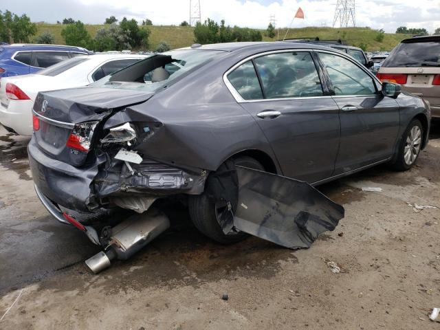 1HGCR3F84DA035028 - 2013 HONDA ACCORD EXL GRAY photo 3