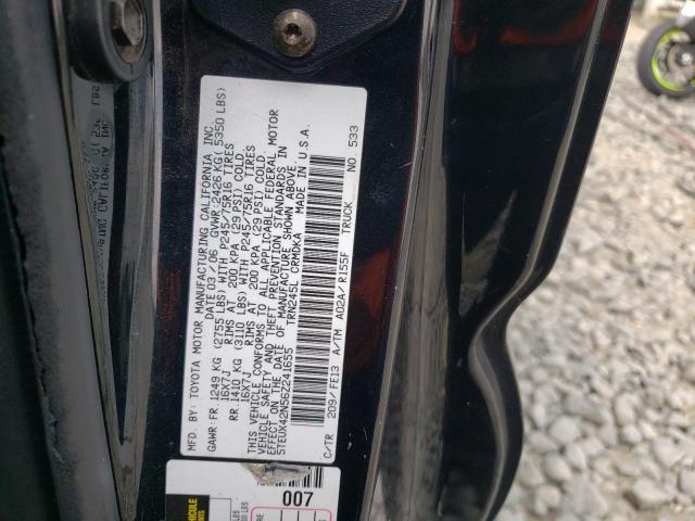 5TEUX42N56Z241655 - 2006 TOYOTA TACOMA ACCESS CAB შავი ფოტო 12