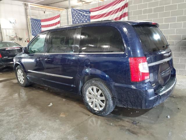 2C4RC1BG8ER255295 - 2014 CHRYSLER TOWN & COU TOURING BLUE photo 2